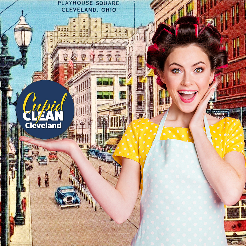 cleveland cleaning postcard
